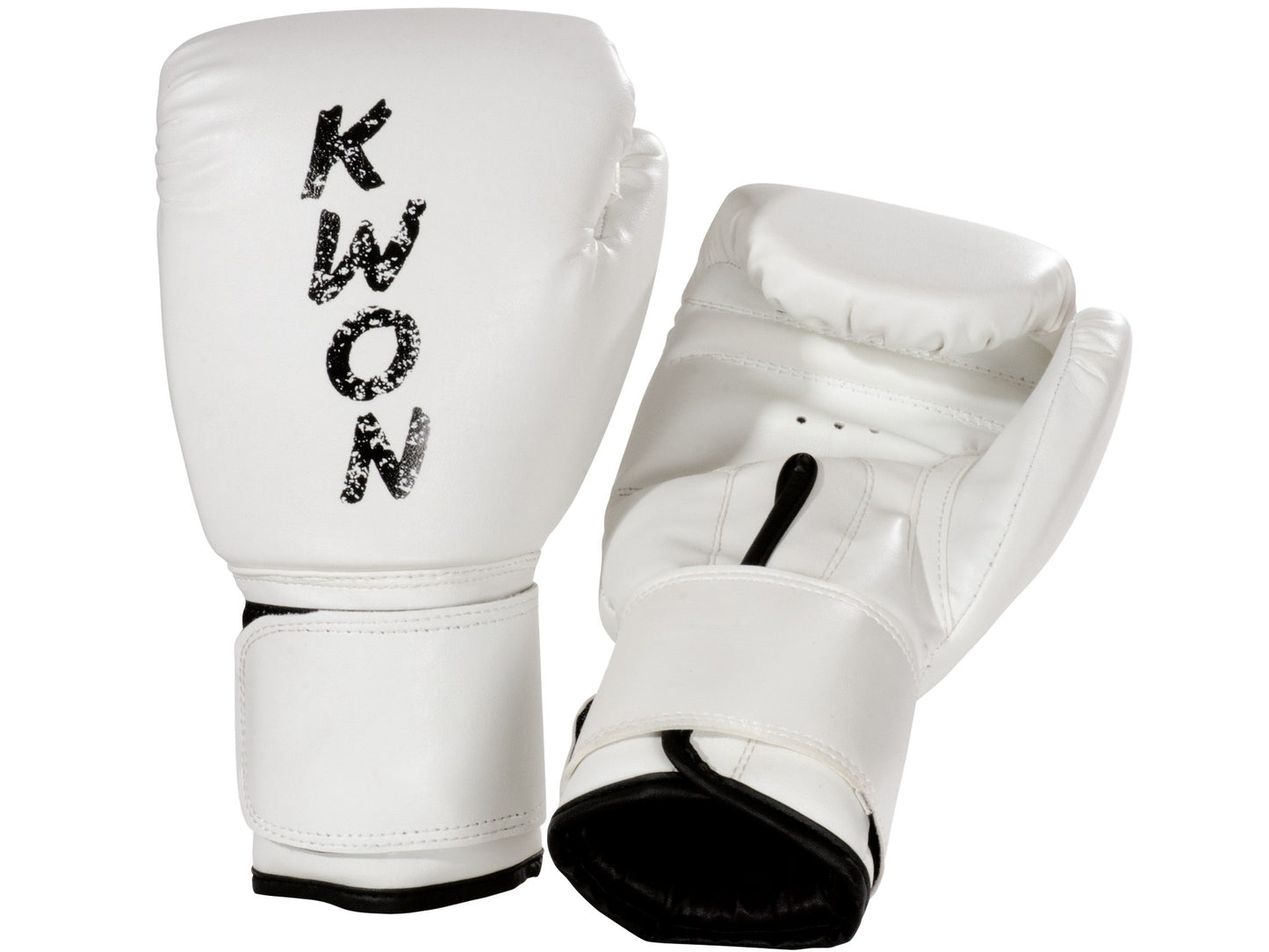 Boxhandschuhe KWON Training – Profi-Passform | Schwarz / Weiß