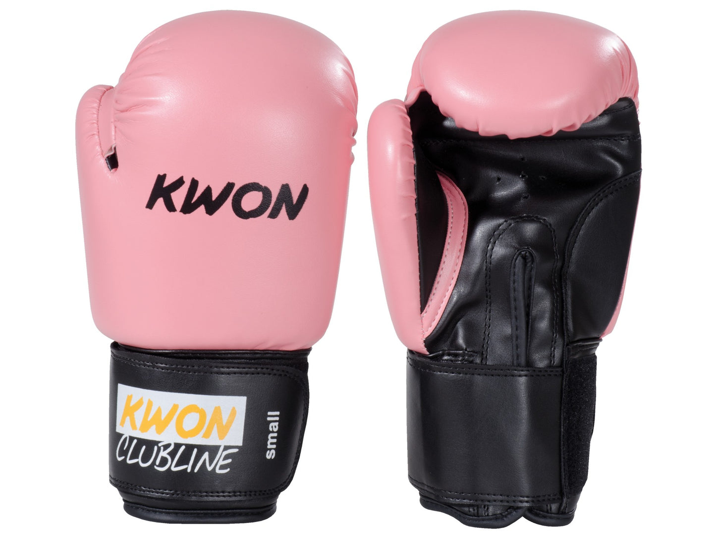 Boxhandschuhe KWON CLUBLINE Pointer – Small Hand (8 oz) | Weiß / Pink / Schwarz