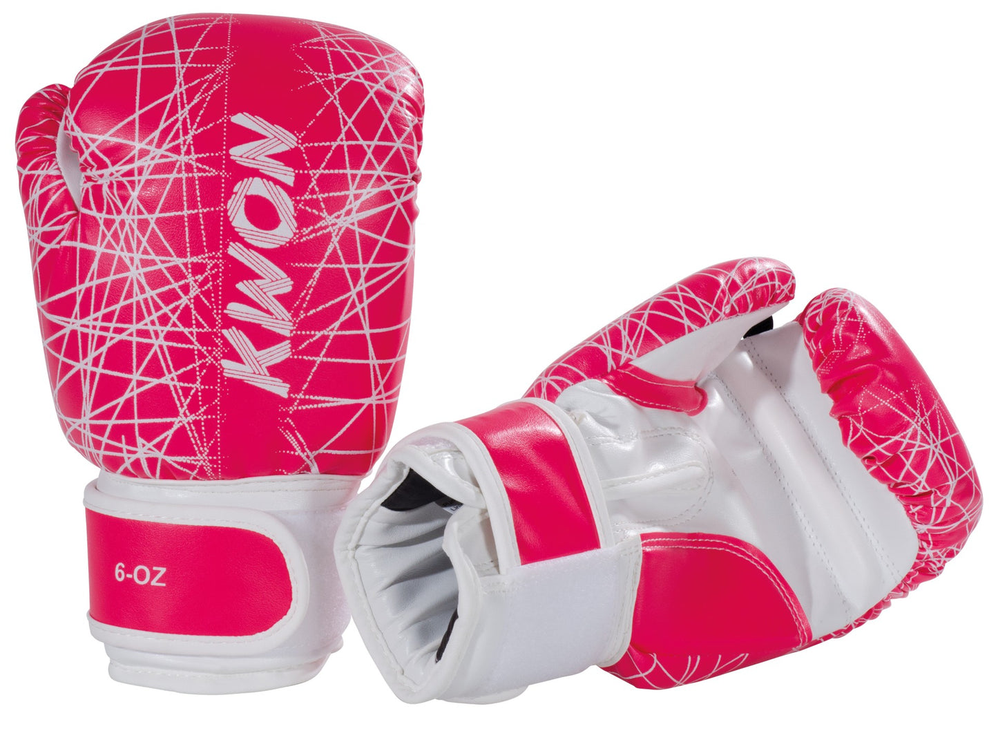 Kinder-Boxhandschuhe KWON Neon – Training | Blau / Pink / Schwarz