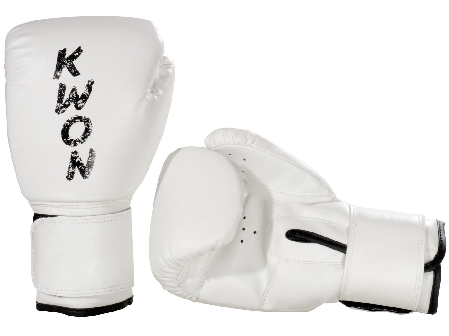 Boxhandschuhe KWON Training – Profi-Passform | Schwarz / Weiß